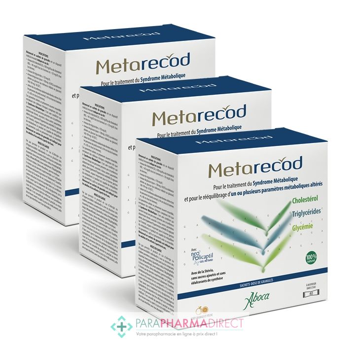 Aboca Metarecod - Traitement Du Syndrome Métabolique - 40 sachets